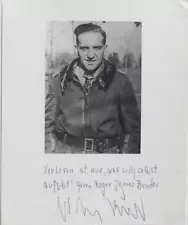 Hans Ulrich Rudel World War II German Stucker Pilot Iron Cross Signed Photograph