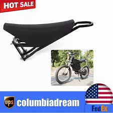 Motorcycle Saddle PU Black Seat Fit For Stealth Bomber Electric Mountain Bike