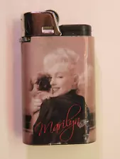 Rare LIGHTER for Cigarettes, Cigars, etc. - MARILYN MONROE With Puppy ~ France