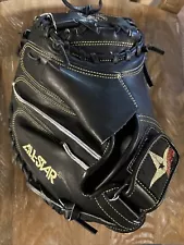 All Star CM3000SBK-1BK33.5 Catchers Mitt - Black