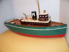 VINTAGE WOOD TOY BOAT