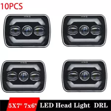 SALES 10pcs 5x7 7x6 LED Headlights High/Low DRL White Light For BMW X1 X3 X5 X6 (For: 1981 F-100)