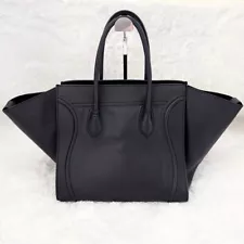 Celine Luggage Phantom Tote Bag Handbag Leather Authentic