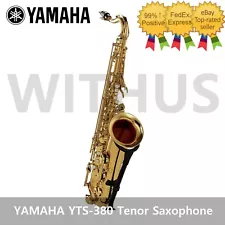 Yamaha YTS-380 Tenor Saxophone Gold lacquer Bb with Hard Case w/ Yamaha Warranty