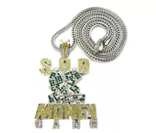 SOULJA BOY'S SOD MONEY GANG PIECE & 30" FRANCO CHAIN*