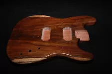 Strat mahogany pheasant wood top hard tail guitar body