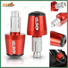 For Ducati MONSTER 695 696 1100 1200 R S Grip Bar End Slider Cap Plug Motorcycle (For: Ducati Monster 1200 R)