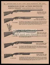 1965 REMINGTON 870 Standard, Magnum, Slug, Skeet, Trap Pump Shotgun PRINT AD