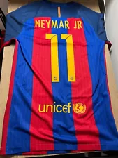 Neymar 2016/17 Barcelona Nike Home Jersey (Size S Never worn)