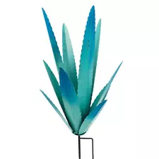 Metal Agave Plant Sculpture DIY Plant Home Outdoor Decor Yard Decorations Stakes