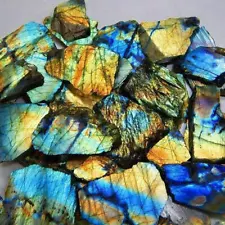 1Kg. Natural Labradorite Rock Rough,Slab,Tiles For Gemstone Making Lot