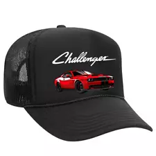 Dodge Challenger Trucker Cap Black – Stylish Hat for Sale, Men’s and Women’s