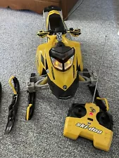 Interactive Toys Ski-Doo RC Snowmobile Rotax 800R Toy Complete Works Great