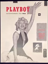 PLAYBOY MARILYN MONROE DECEMBER 1953 REPRINT MINT CONDITION