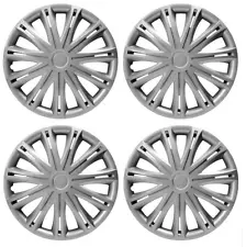 TOYOTA AURIS AVENSIS AYGO WHEEL TRIMS HUB CAPS PLASTIC COVERS FULL SET 14 INCH