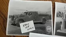 THREE original 8x10 Maxim factory fire truck photos HAMMOND INDIANA