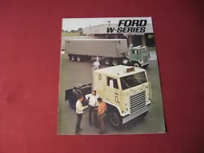 1970 Ford Rig Semi Truck Sales Brochure Booklet Catalog Old Original