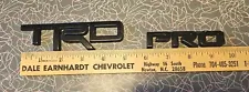 TRD Pro Emblem 4Runner FJ Cruiser Tundra Tacoma Black Metal Badge Nameplate OEM