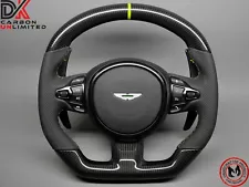 Aston Martin DBS Superleggera Vantage DB11 AMR Green Ring Carbon Steering Wheel