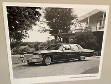 RARE 1974 CADILLAC FLEETWOOD BROUGHAM PRESS RELEASE PHOTO AD