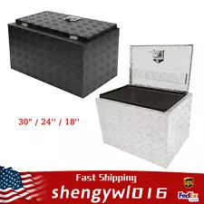 30" 17'' 18'' Aluminum Tool Box Truck Bed Underbody Trailer pickup Storage &Keys