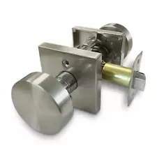 Door Knob Set with Lock for Left and Right Handed Doors Passage Keyless