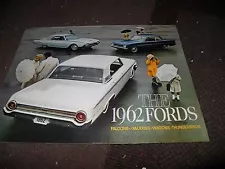 NOS 1962 FORD GALAXIE FAIRLANE CUSTOM FALCON THUNDERBIRD DEALER SALES BROCHURE