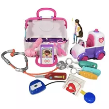 Disney Doc McStuffins Toy LOT Hospital Doctor's Bag & Ambulance 12 Piece Set