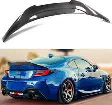 Carbon Fiber Style Trunk Spoiler Fit 2022 2023 Subaru BRZ Gr 86 V Style Highkick