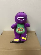 Barney Purple Singing Dinosaur Colorful World Toy Animal 12" Stuffed Plush KY