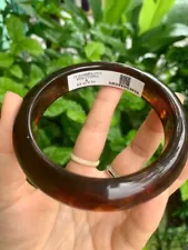 Natural Baltic Blood Amber Bangle, Inner Diameter 62MM