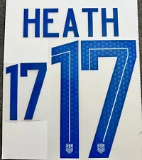 2018 USWNT Name Set for Tobin Heath #17 Women’s Home Jersey