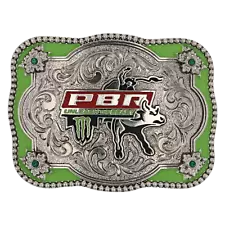 Montana Silversmiths Unleash The Beast PBR Attitude Belt Buckle PBR982