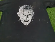 Hellraiser horror movie t-shirt vintage rare Pinhead Exorcist faded Crazy XL