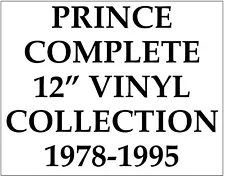 PRINCE COMPLETE 12" VINYL RECORD COLLECTION 60 TITLES EX/NM REMIXES PROMO VIDEO