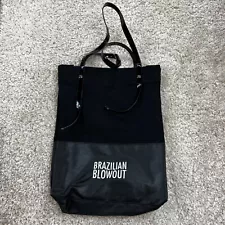 Brazilian Blowout Tote Bag Black Shoulder Straps