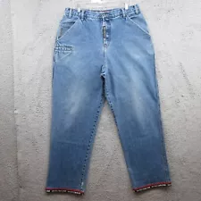 Maurice Malone Mo Jeans 98-99 Mens 36 Light Blue Cotton Baggy Y2K