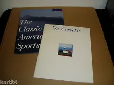 1992 Chevrolet Corvette ZR-1 convertible sales brochure catalog w/envelope 52 PG (For: 1992 Corvette)