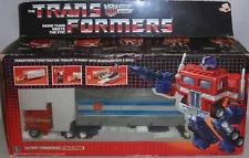 -Rare- 1984 -OPTIMUS PRIME- TRANSFORMERS G1 TOY w/BOX