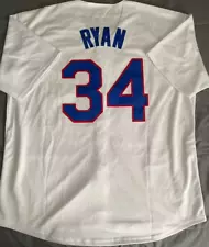 Nolan Ryan Custom Stitched Texas Jersey XXL