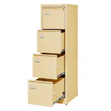 4 Drawer File Cabinet with Lock,Vertical Filing Cabinet for Home Office for File