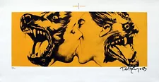 ROBERT LONGO: STRONG IN LOVE , RARE, OFFSET PRINT, L.E. 49/150 1983 SIGNED