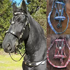 2023 NEW PU Leather Horse Halters and Lead Ropes