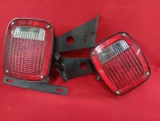 Pair Truck Trailer Brake Tail Lights for 2006-23 Ford F350/450/550 Cab n Chassis