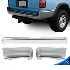 Step Bumper For Toyota 4Runner 1996-2002 Rear Chrome Steel with Bumper Ends