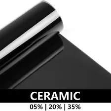 Nano Ceramic Window Tint Film Roll 5% 20% 35% VLT for Home, Office, Car, Truck