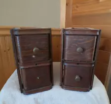 4 Vintage/Antique Singer Treadle Sewing Machine Drawers With Frames