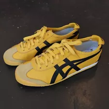 Asics Onitsuka Tiger Mexico 66 Shoes Yellow Sneaker Bruce Lee Kill Bill Sz 7