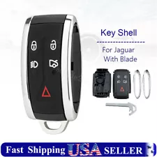 Replacement For 2009 2010 2011 2012 Jaguar XF XK XKR Remote Key Fob Shell Case (For: 2008 Jaguar XKR)