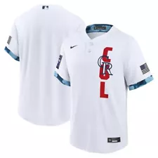 NWT - Men's Colorado Rockies Nike White 2021 MLB All-Star Game Replica Jersey S